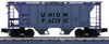 MTH Premier Union Pacific PS-2  34' covered Hopper, 3 rail