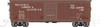 Atlas O WAG 40' usra steel box car, 3 rail or 2 rail