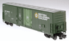 Atlas O BCOL 53' double plug door box car, 3 rail or 2 rail