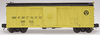 Atlas O PRR  40' Single sheathed wood box car (Yellow), 3 rail or 2 rail