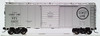 Atlas O ACL 40' steel box car (Silver),  3 rail or 2 rail