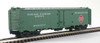 Golden Gate Depot REA 54' express reefer, bright green,  2 rail, Atlas trucks