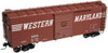 Atlas O WM 40' steel box car (speed letters),  3 rail or 2 rail