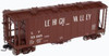 Atlas O LV (tuscan)  Airslide Covered Hopper car, 2 rail  or 3 rail