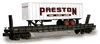 Weaver Preston trailer on N&W flat car, 3 or 2 rail