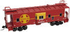 Atlas O Santa Fe  Bay window caboose,  2 rail