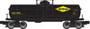 Atlas O Industrial Rail  (semi-scale) Dow Chem tank car, 3 rail, 027