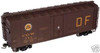 Atlas O CGW  40' plug door (bunkerless) reefer, 3 rail or 2 rail