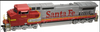 Atlas O Santa Fe Dash 8-40CW, 2r, sound, exhaust, DCC equipped