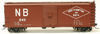 Atlas O Northampton & Bath  USRA 40'  box car, 3 or 2 rail