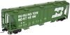 Atlas O BN (green)   40' PS-2  covered hopper, 3 or 2 rail