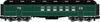 Atlas O Pullman Green Unlettered  60 ft RPO, 2 rail