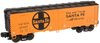 Atlas O Industrial Rail Santa Fe  reefer, 3 rail, 027