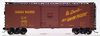 Atlas O Union Pacific 40' steel box car,  3 or 2 rail