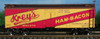 Atlas O Kreys Ham and Bacon 36' reefer, 3 or 2 rail