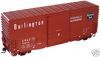Atlas O CB&Q  40' Hy cube box car, 3 rail or 2 rail
