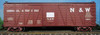 Atlas O N&W  40'  single sheathed box car, 3 rail or 2 rail