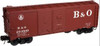 Atlas O B&O 1937 style AAR 40' double door box car, 3 or 2 rail