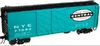 Atlas O NYC AAR 40' 1937 style Double Door  steel box car, 3  or 2 rail