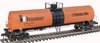 Atlas O Hooker chem (orange) 17,360 gallon  tank car, 3 or 2 rail
