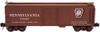 Atlas O PRR X-29 (shadow keystone) steel box car,  3 rail or 2 rail
