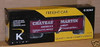 K-line Chateau Wine wood side reefer,  3-rail or 2 rail