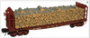 Atlas O SP 40' Pulpwood flat car, 3  or 2 rail