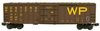 Weaver WP 50' plug door box car, 3 rail or 2 rail (ylw letters)