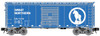 Atlas O GN (sky blue) 40'   box car,  3 rail or 2 rail