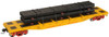 Atlas O UP 50' flat car with load, 3 rail or 2 rail