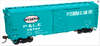 Atlas O P&LE 1937 style AAR 40' ( green) Box car, 3 rail or 2 rail