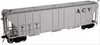 Atlas O ACY PS4427 50' Covered Hopper, 3 rail or 2 rail