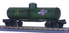 MTH Railking  "pretty close to scale" CNW green 8000 gallon Tank Car, 3 rail