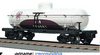 MTH Railking  PRR tuscan/white almost full scale 8000 gallon Tank Car, 3 rail