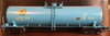 Weaver CGW (blue) 50' tank car, 3 rail or 2 rail