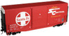 Atlas O Santa Fe 40' Hy-cube box car, 3 rail or 2 rail