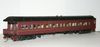 Golden Gate depot SP  Green   4 car heavyweight coach set,  2 rail