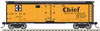 Atlas O Santa Fe 40' steel reefer (rte of the Chief) , 3 rail or 2 rail  