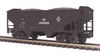 MTH Premier Erie Lackawanna 2-Bay Offset Hopper w/Coal Load, 3 rail