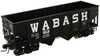 Atlas O Wabash  USRA 2 bay hopper car, 3 rail or 2 rail