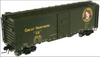 Atlas O Special Rin  GN  (dark green) 1937 style (1930's-60's) AAR 40' Steel Box car