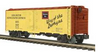 MTH Premier Burlington (CB&Q) 40'  Steel (bunker) Reefer,  3 rail