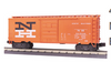 MTH Premier NH  (orange)   40'  steel Box car, 3 rail