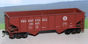 Weaver PRR 2 bay ribbed hopper car, oxide red,  3 rail or 2 rail