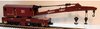 MTH Premier   LV wreck crane and boom tender , 3 rail