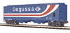 MTH Premier Degussa AG (silica) 50' Airslide Covered Hopper, 3 rail