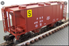 Weaver special run PRR Engine Sand Service (tuscan) 34' PS-2 covered hopper, 2 rail or 3 rail
