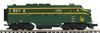 MTH Premier  Jersey Central (green) F-3A-B  diesels, 2 rail, DC, DCC. proto 3.0
