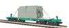 MTH Premier NYC 47' Articulated High Capacity Flat Car with Transformer, 3 rail