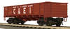 PDT special run MTH Premier C&EI Steel drop bottom 40' gondola, 3 rail or 2 rail